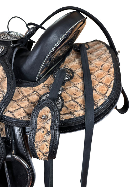 151 - Montura de pescado con fuste en acero