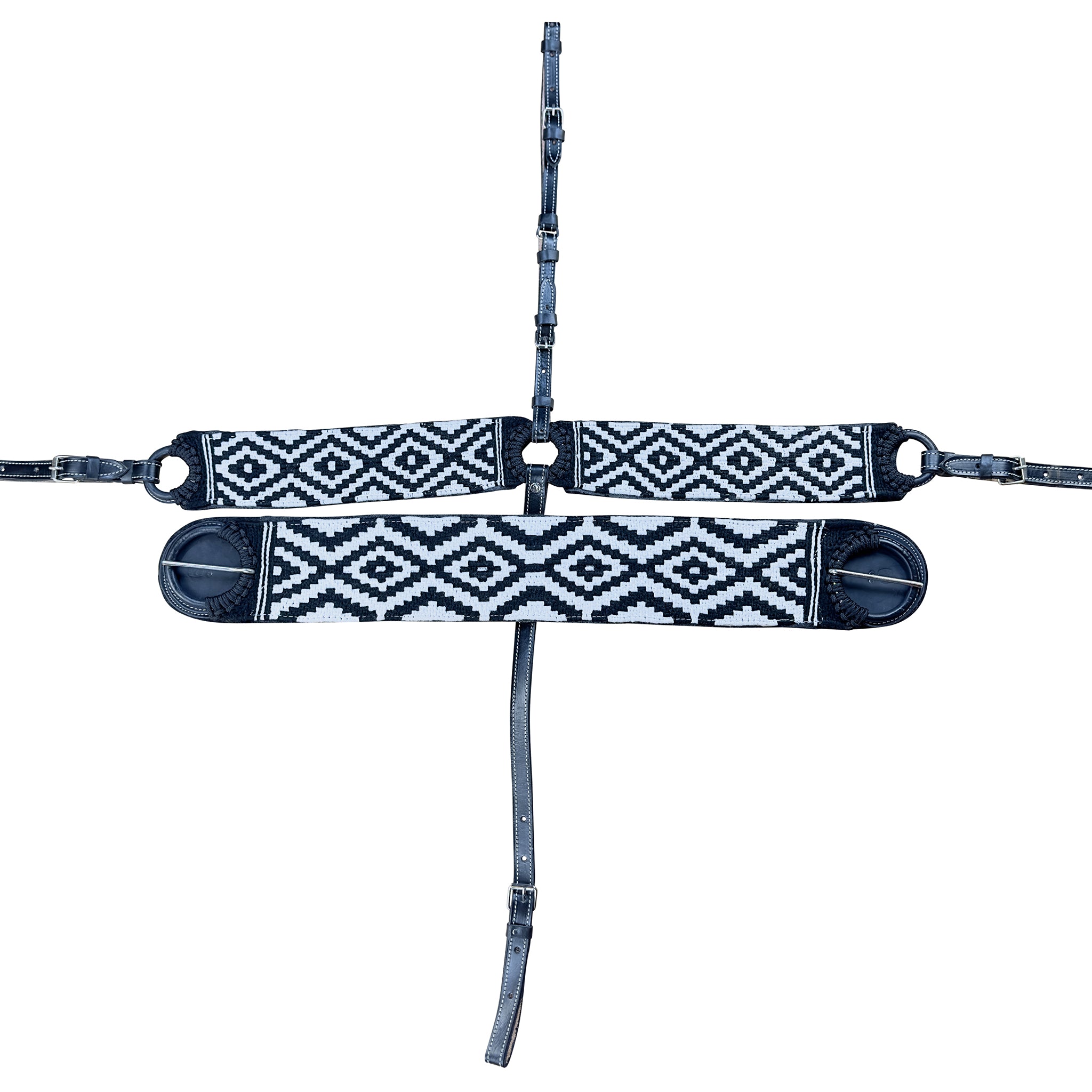 50 - Juego de pechopretal y cincho de greca fino