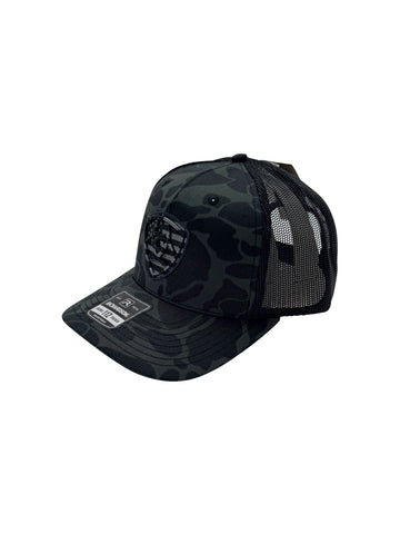 Gorra Ariat negra camuflaje