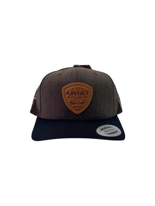 Gorra Ariat café tipo mezclilla