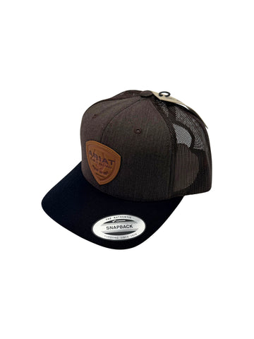 Gorra Ariat café tipo mezclilla